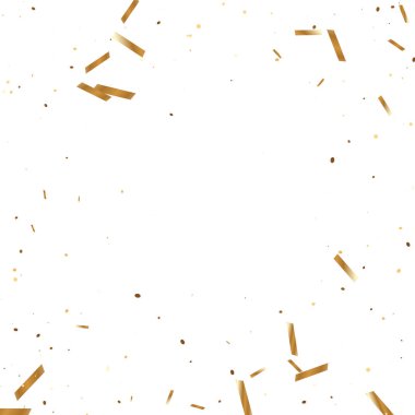 Altın konfeti arka plan.