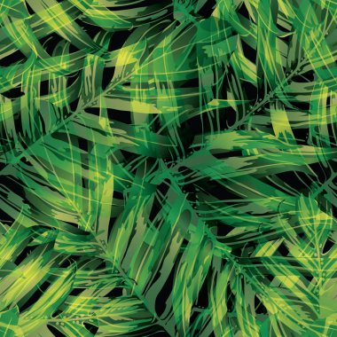 Palm Monstera Seamless modeli. 