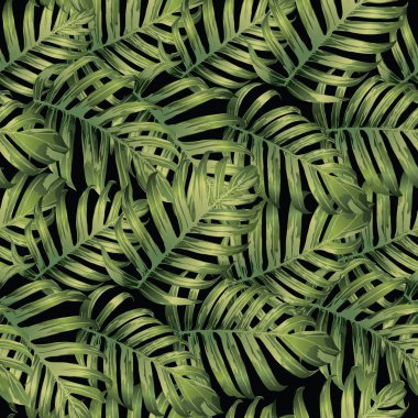 Palm Monstera Seamless modeli. 