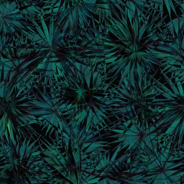 Palm Monstera Seamless modeli. 