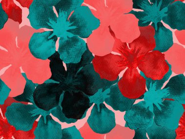 Hawaiian suluboya desen. 