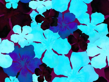 Hawaiian suluboya desen. 