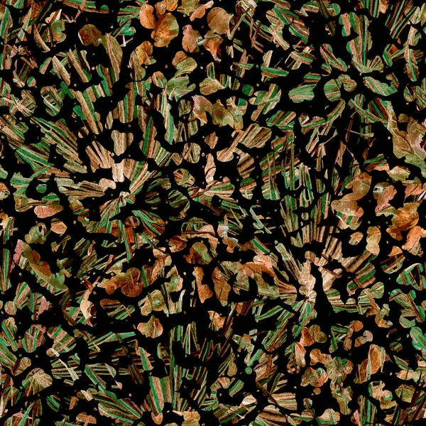 Leopard naadloos aquarel patroon. — Stockfoto