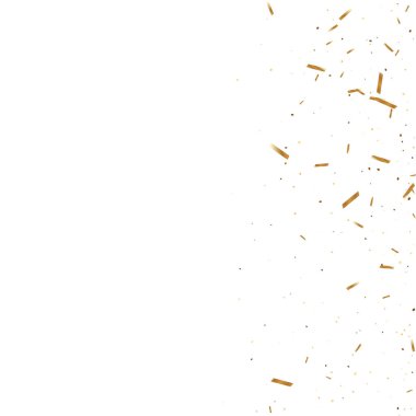 Altın konfeti arka plan.