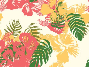 Hawaii egzotik kapak şablonu.