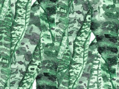 Suluboya Tertemiz Desen 'i Bırakıyor.