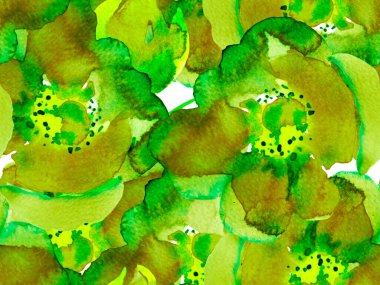 Suluboya Tertemiz Desen 'i Bırakıyor.