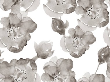 Suluboya Tertemiz Desen 'i Bırakıyor.