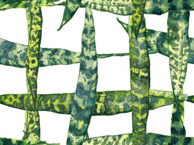 Suluboya Tertemiz Desen 'i Bırakıyor.