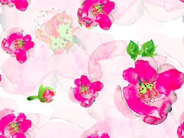 Suluboya Tertemiz Desen 'i Bırakıyor.