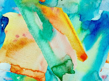 Suluboya kusursuz desen.