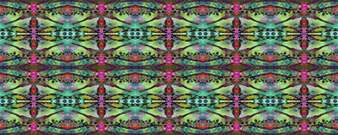 Suluboya Etnik Tasarım. 