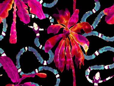 Yılan kusursuz desen.