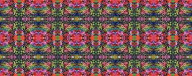 Suluboya Etnik Tasarım. 