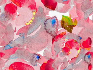 Suluboya Tertemiz Desen 'i Bırakıyor.