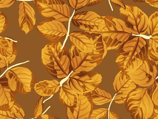 Φύλλα χωρίς ραφή μοτίβο. — Διανυσματικό Αρχείο