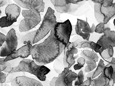 Suluboya Tertemiz Desen 'i Bırakıyor.