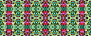 Suluboya Etnik Tasarım. 