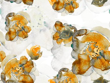 Suluboya Tertemiz Desen 'i Bırakıyor.