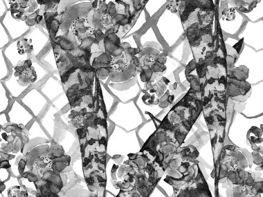 Suluboya Etnik Tasarım.