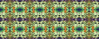 Suluboya Etnik Tasarım. 