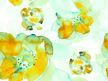 Suluboya Tertemiz Desen 'i Bırakıyor.