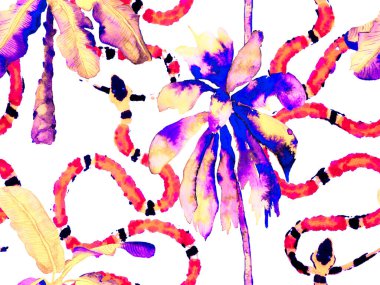 Yılan kusursuz desen.