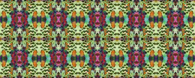 Suluboya Etnik Tasarım. 