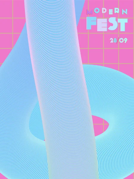 Music festival cover background. — Stockový vektor