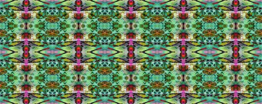 Suluboya Etnik Tasarım. 