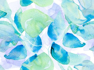 Suluboya Tertemiz Desen 'i Bırakıyor.