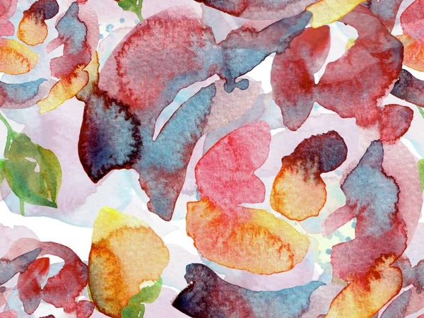 Suluboya Tertemiz Desen 'i Bırakıyor.