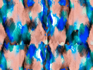 Suluboya kusursuz desen.