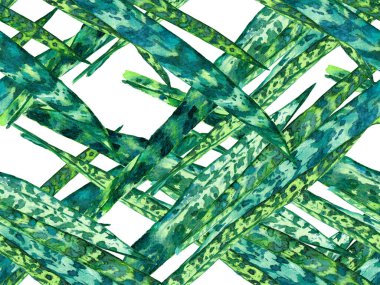 Suluboya Tertemiz Desen 'i Bırakıyor.