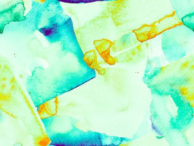 Suluboya kusursuz desen.