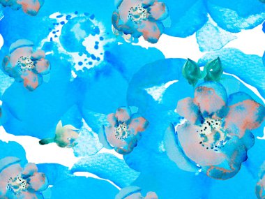 Suluboya Tertemiz Desen 'i Bırakıyor.