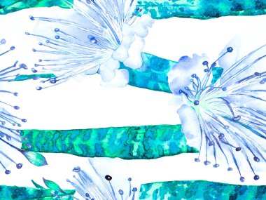 Suluboya Tertemiz Desen 'i Bırakıyor.