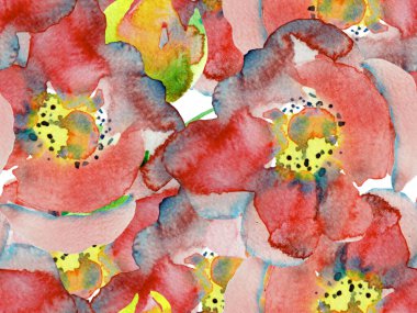 Suluboya Tertemiz Desen 'i Bırakıyor.