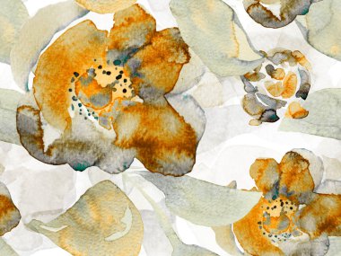 Suluboya Tertemiz Desen 'i Bırakıyor.