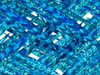 Suluboya Tertemiz Desen 'i Bırakıyor.