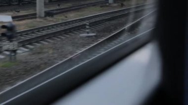 Demiryolları tren penceresinden