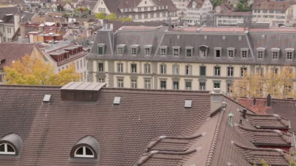 チューリッヒ市街の眺め — ストック動画