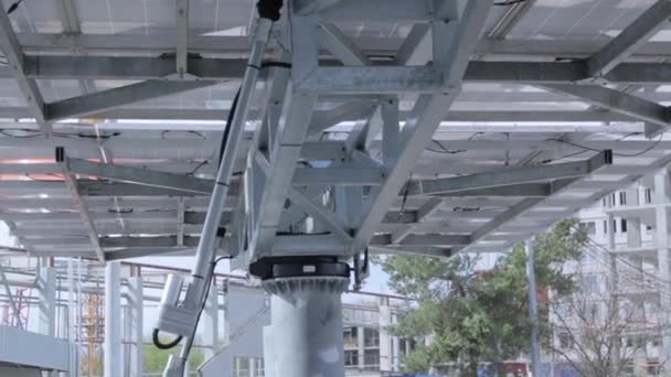 太陽電池パネル装置を追跡 — ストック動画
