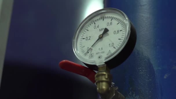 Water Meter Pressure — Stock Footage Water Meter Pressure Video Clip