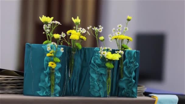 Un diseño de flores silvestres — Vídeo de stock