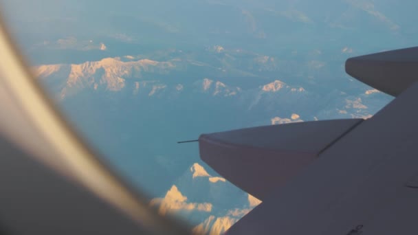 Uçaktan Dağ Tepeleri — Stok video