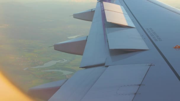 Río desde un avión — Vídeos de Stock