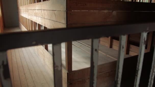 A Prison Bunks in Jail — 图库视频影像