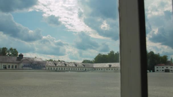 Obszar obozu koncentracyjnego — Wideo stockowe