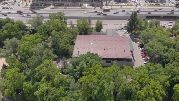 City Road Park Aerial — Stock video